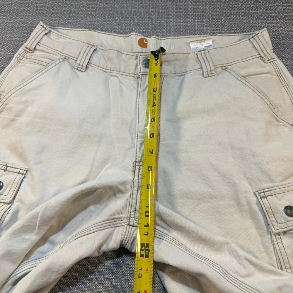 Carhartt Cream Cargo Shorts Men's Size 34